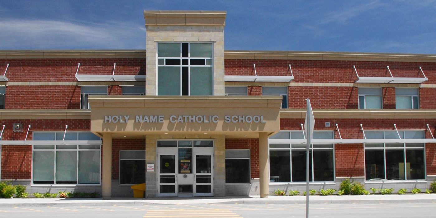 Holy Name Elementary School Entrance