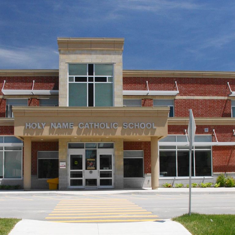 Holy Name Elementary School Entrance